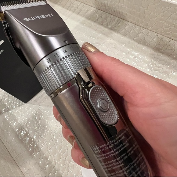 SUPRENT Cordless Rechargeable Hair Clippers Waterproof Ceramic Titanium #FB8 - Picture 3 of 14